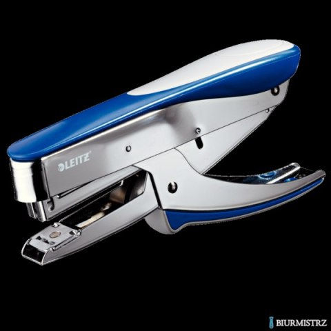 Zszywacz nożycowy metaliczny niebieski (24/6) 30 kartek 55480033 LEITZ