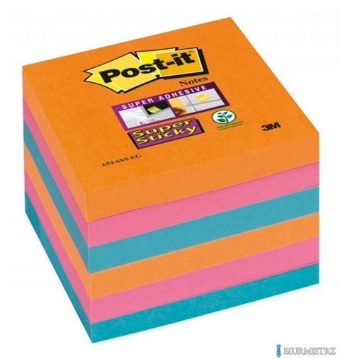 Bloczki_3M POST-IT 76x76mm BANGKOK Super Sticky 6x90k (654-6SS-EG) 70005253292