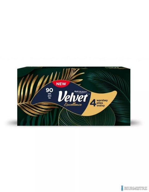 Chusteczki VELVET Excellent 4warstwy (90szt)