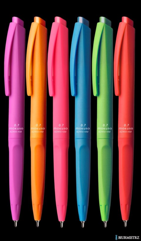 Długopis KD910-NM niebieski 0.7mm,mix kolorów TETIS