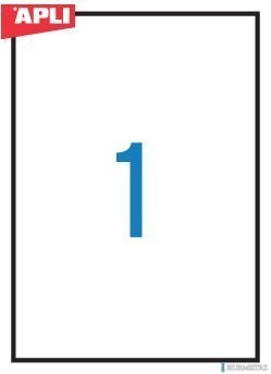 Etykiety 02881 210*297 zielon a fluo APLI