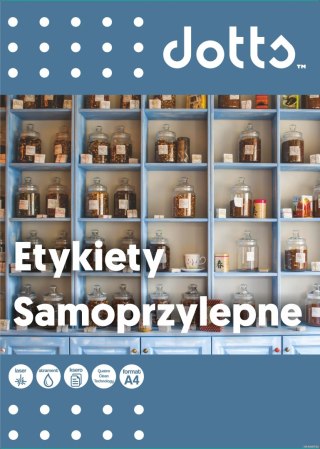 Etykiety samoprzylepne DOTTS A4 (100ark) 70x37mm (24 etyk/arkuszu)