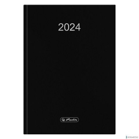 Kalendarz Dzienny Szefa A5 Czarny 2024 9588310 Herlitz