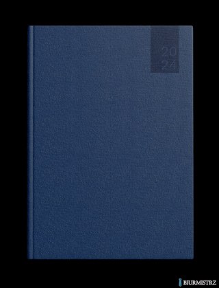 Kalendarz TOP 2000 BASIC 2024 A5 dzienny granatowy 400177486