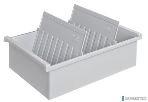 Kartoteka otwarta PS A5 HAN szara HN955011-13