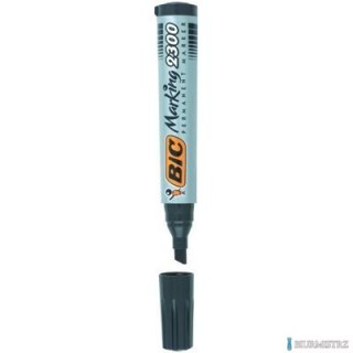Marker permanentny BIC 2300 Ecolutions niebieski ścięta końcówka, 8209253