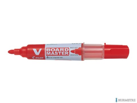 Marker suchościeralny V BOARD MASTER czerwony PIWBMA-VBM-M-R-BG PILOT