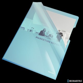 Ofertówki krystaliczne A4 150mic niebieskie (25szt) ESSELTE 55435