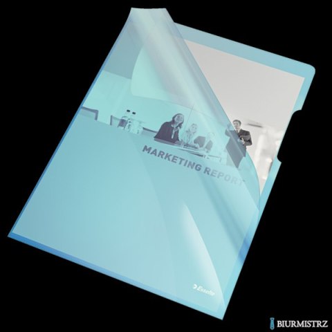 Ofertówki krystaliczne A4 150mic niebieskie (25szt) ESSELTE 55435