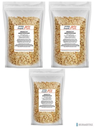 Orzechy ziemne 2,5kg orzeszki arachidowe prażone niesolone