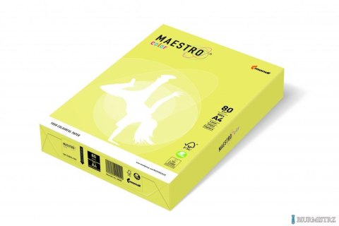 Papier xero MAESTRO COLOR A4 80g ZG34 cytrynowy
