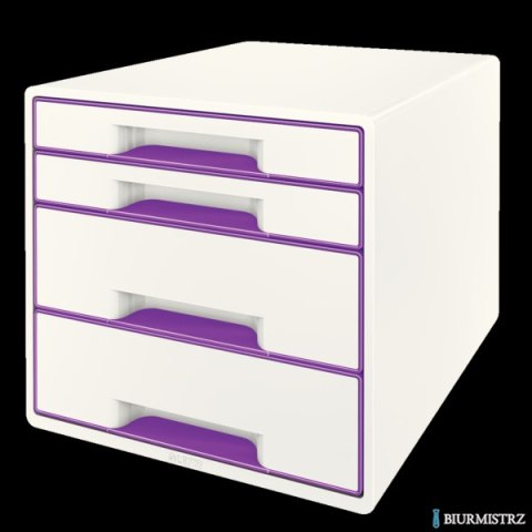 Pojemnik LEITZ WOW 4szu.fioletowy 52132062