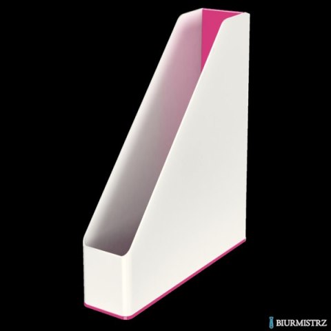 Pojemnik na czasopisma LEITZ WOW biało-różowy 53621023