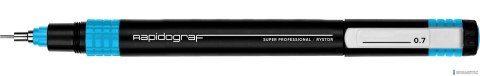 Rapitograf, Pisak Kreślarski Super Professional grubość 0.70mm (niebieski) RYSTOR