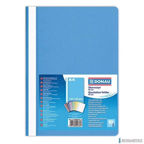 Skoroszyt 1702001PL-17 jasny niebieski DONAU