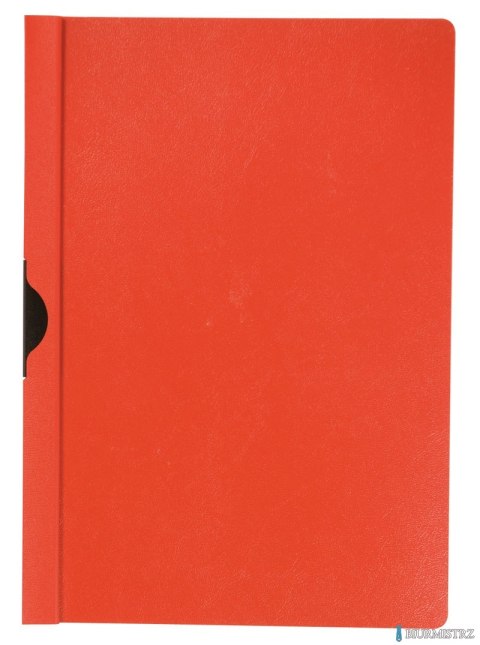 Skoroszyt Q-CONNECT z metalowym klipsem, PP, A4, 200/350mikr., czerwony