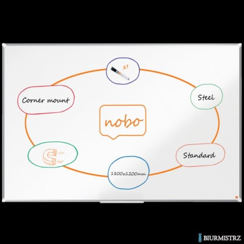 Tablica stalowa Nobo Premium Plus 1800x1200mm 1915161