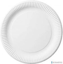 Talerz papierowy biały śr.23cm (100) 7500023