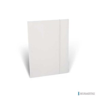 Teczka biurowa z gumką,biała A4 - 350g/m2 *6622 ST.MAJEWSKI