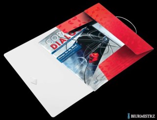 Teczka z gumką PP Leitz WOW, 15 mm, czerwona 45990026