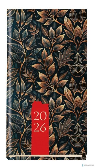 Terminarz Koliber 75x130mm 2026 Michalczyk i Prokop T-320-01 KALENDARZ tydzień na 2 stronach