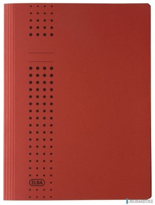 (WYCOFANE)Skoroszyt kartonowy A4 CHIC czerwony 100090788 ELBA