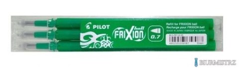 Wkład FRIXION 0.7 zielony PIRBLS-FR7-G-S3 PILOT opakowanie 3szt.