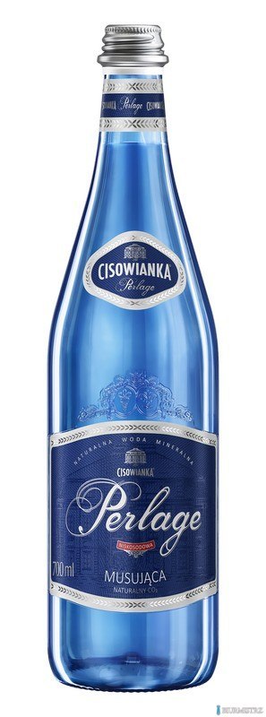 Woda CISOWIANKA 0.7l Perlage gazowana szkło karton 12 szt