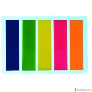 Zakładka indeksująca DOTTS 45x12 5x25kartek neonowa prosta