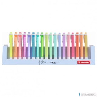 Zakreślacz STABILO swing cool/pastel podstawka 18 szt 275/18-01-5