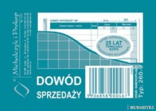 260-9 Dowód sprzedaży MICHALCZYK&PROKOP A7 80 kartek