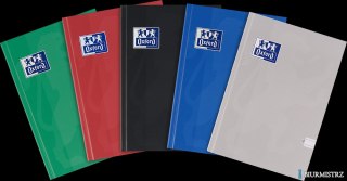 Brulion Oxford Esse szyty A4 96 kartek 90g linia z marginesem mix kolor 400174965