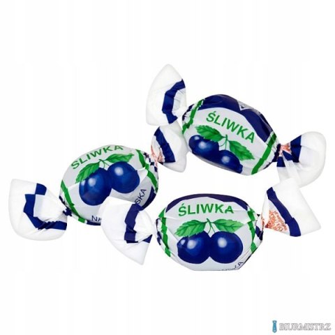 Cukierki Śliwka NAŁĘCZOWSKA w czekoladzie 190g SOLIDARNOŚĆ LUZ