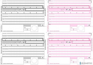 F-112-3 Polecenie przelewu (4-odc) A4 500k 1=500szt MICHALCZYK I PROKOP