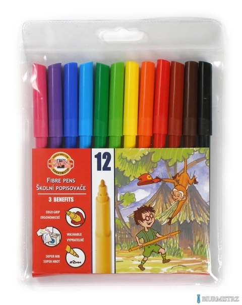 Flamastry 12kol. 771002/AB04 KOH- I-NOOR