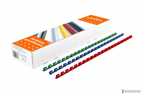 Grzbiety do bindowania DOTTS 10 mm czarne, opakowanie 100 szt.
