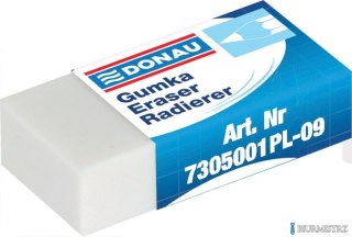 Gumka uniwersalna 41x21x11 mm biała DONAU