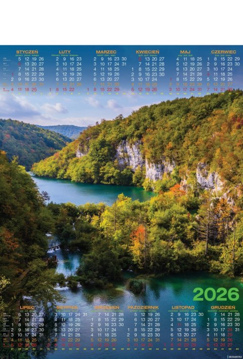 Kalendarz Plakatowy B-1, P05 - JESIEŃ 2026