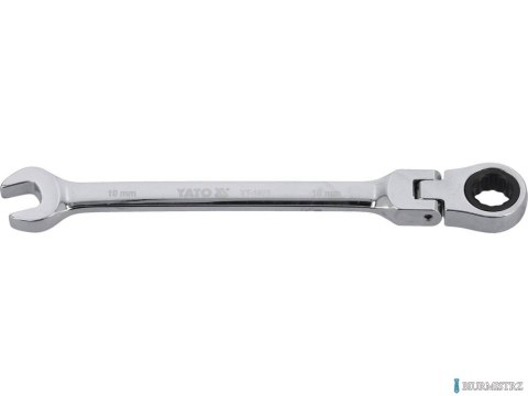 Klucz płasko-oczkowy z grzechotką 10mm