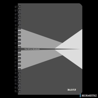 Kołonotatnik OFFICE PP A5 kratka szary 44980085 LEITZ