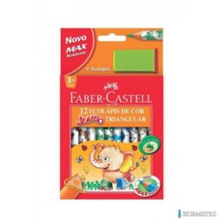 Kredki 10 kolorów JUMBO, FABER CASTELL 111210
