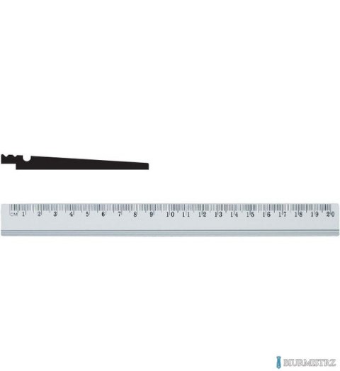 Linijka GR-119-20, aluminiowa, 20 cm GRAND 130-1504