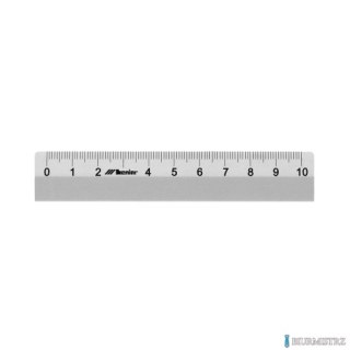 Linijka metalowa 10 cm 30402 LENIAR