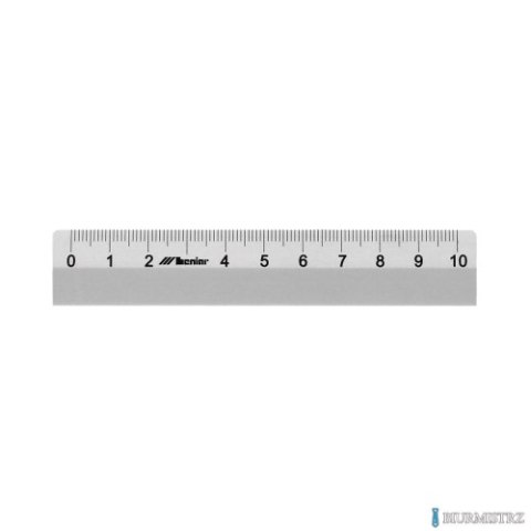 Linijka metalowa 10 cm 30402 LENIAR