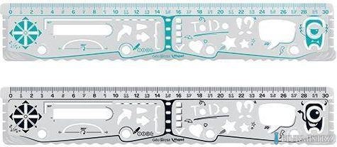 Linijka wielofunkcyjna GEONotes 30cm MAPED 250x10