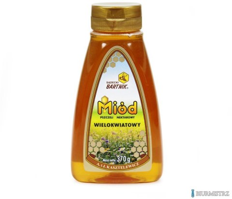Miód wielokwiatowy z dozownikiem SĄDECKI BARTNIK 370g