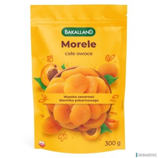 Morele suszone całe owoce 300g BAKALLAND
