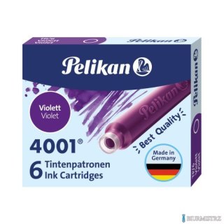 Naboje do piór, krótkie fioletowe 400142568 PELIKAN