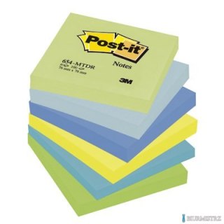 Nowy indeks blk3996 Bloczek samoprzylepny 76x76 6szt. 654-MTDR POST-IT 3M paleta marzycielska (X)