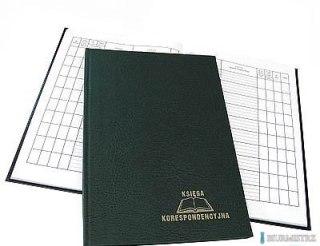 Nowy inkdeks ks 1320088 Księga korespondencyjna 300 k. zielona WARTA 1824-229-018 WARTA
